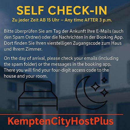 Kemptencityhostplus-Unterkunft Charme Im Denkmal Exterior foto